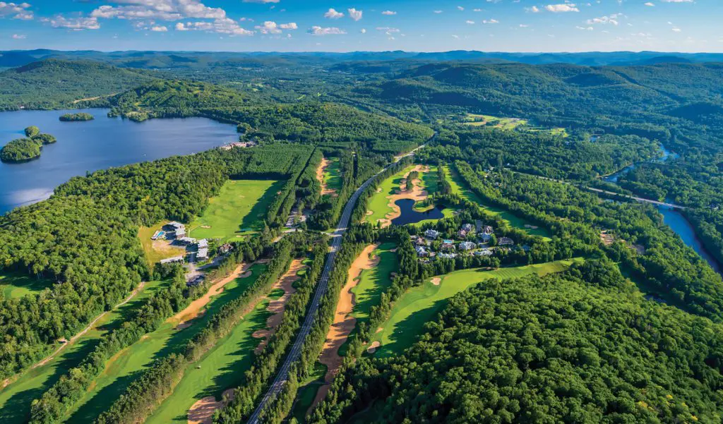 Overhead view of Le Diable, Mont Tremblant