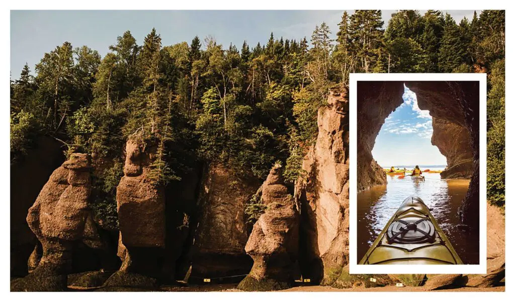 Photo des rochers de Hopewell au Nouveau-Brunswick