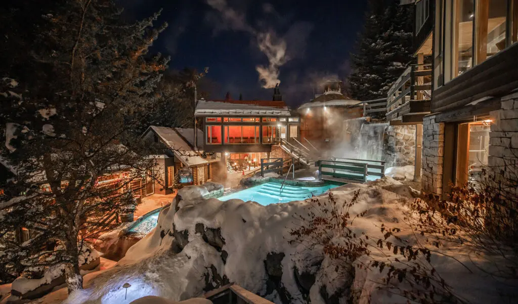 Photo of outdoor spa Sandinave Mont-Tremblant