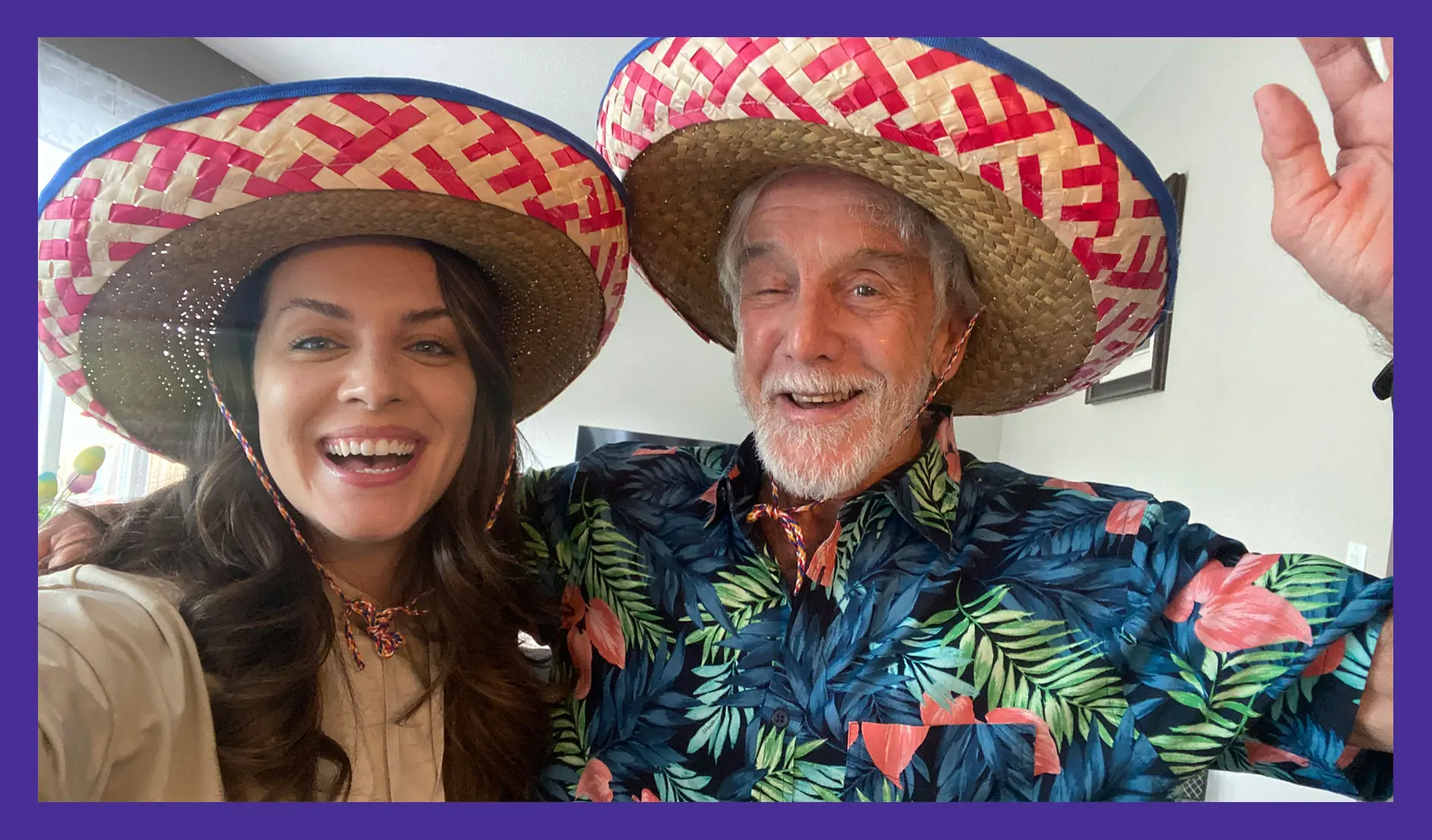 Photo of Tressa and Stephen celebrating Cinco de Mayo