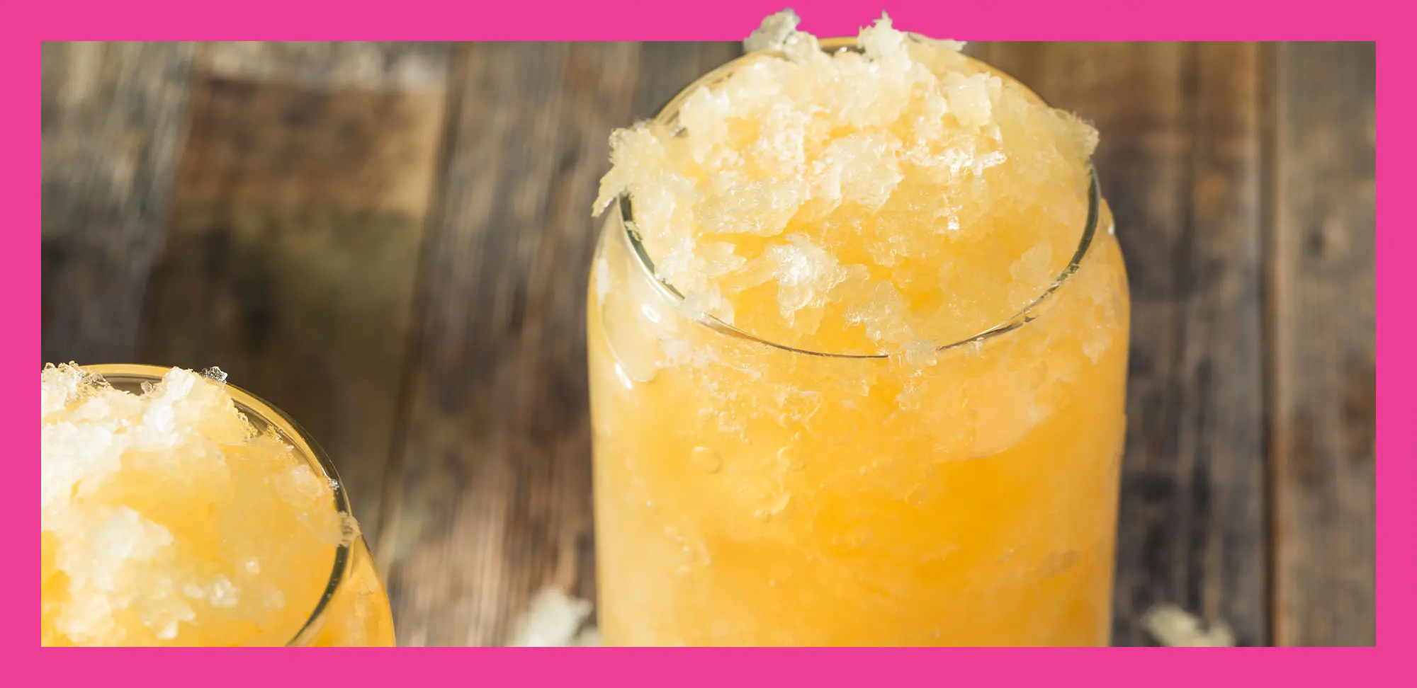 Photo of Homemade Frozen Beer Slushie Cocktail in a Glass