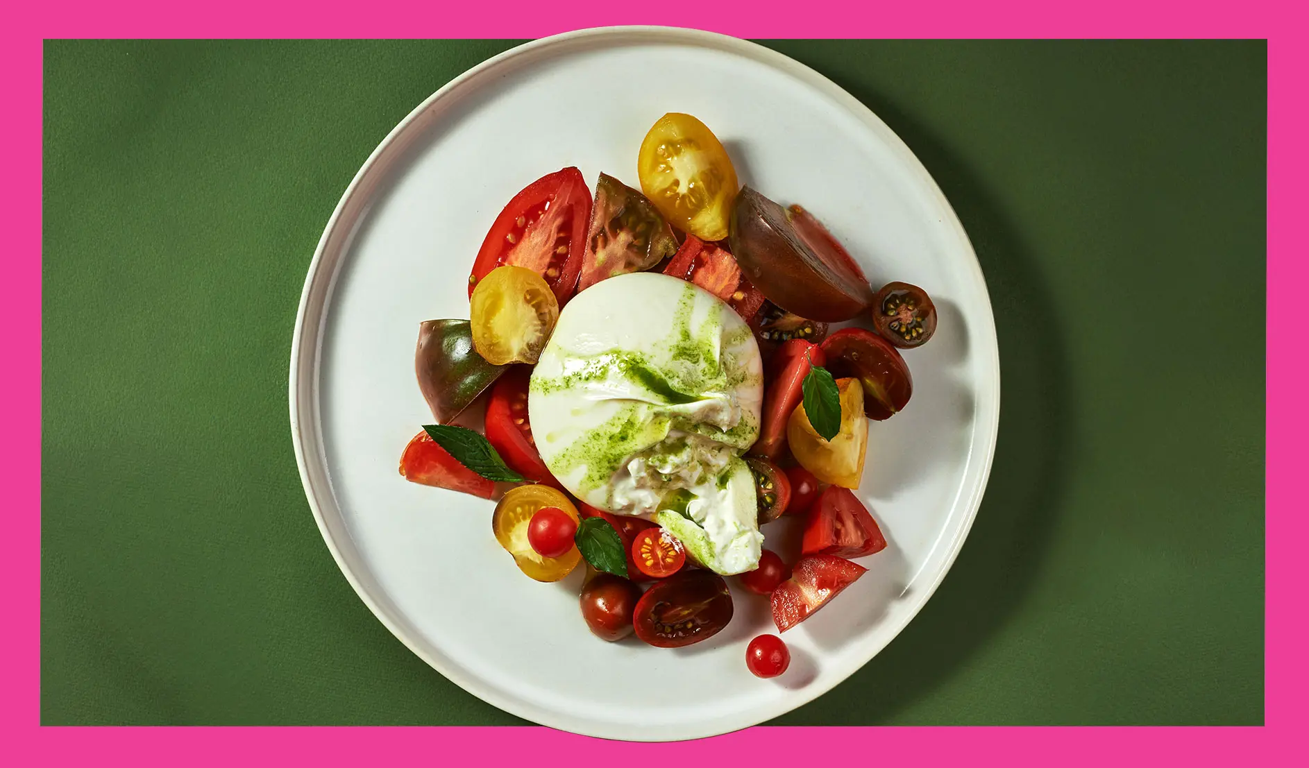 Photo of Burrata salad with tomatoes