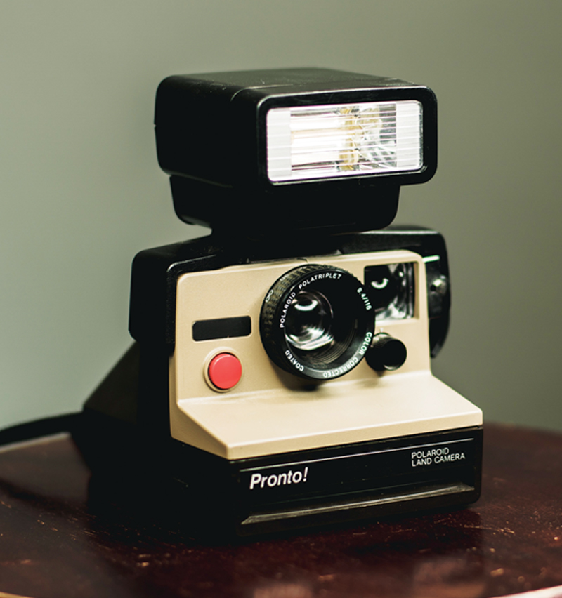 Photo of an analog camera